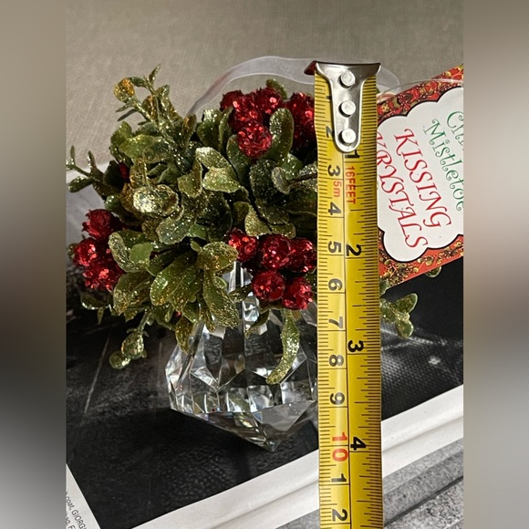 New Kissing Krystals Christmas Legend Of The Mistletoe Ornament Tii Collection - Picture 5 of 12